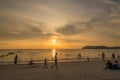 Pantai Cenang Beach in Langkawi, Malaysia. Royalty Free Stock Photo