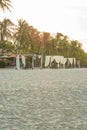 Pantai Cenang Beach in Langkawi, Malaysia. Royalty Free Stock Photo