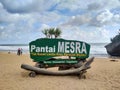 Pantai mesra beach, central java Royalty Free Stock Photo