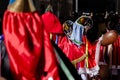 Pantalla the traditional carnival mask, one of the most popular carnivals in Galicia, Entroido de Xinzo de Limia