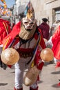 Pantalla the traditional carnival mask. One of the most popular carnivals in Galicia, Entroido de Xinzo de Limia