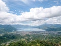 Pantan Terong Takengon, Aceh Tengah: View From Top of the Hill Facing Lake, Lut Tawar Lake Royalty Free Stock Photo