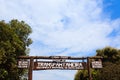 Pantanal entrance gate, Brazilian landmark Royalty Free Stock Photo