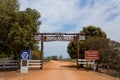 Pantanal entrance gate, Brazilian landmark Royalty Free Stock Photo