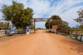 Pantanal entrance gate, Brazilian landmark