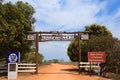 Pantanal entrance gate, Brazilian landmark Royalty Free Stock Photo