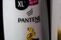 Pantene for women, products for washing hair isolated on black background. Bucharest, Romania, 2021