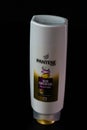 Pantene for women, products for washing hair isolated on black background. Bucharest, Romania, 2021