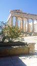 Visitors the Acropolis and The Parthenon