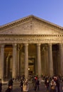 Pantheon building at twilight Royalty Free Stock Photo