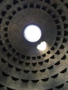 The pantheon ceiling, Rome Royalty Free Stock Photo
