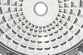 Pantheon Ceiling in Rome Royalty Free Stock Photo
