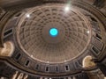 Pantheon ceiling, Rome, Italy Royalty Free Stock Photo