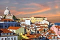 Pantheon church panoramic view, Lisbon, Portugal Royalty Free Stock Photo