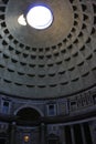 Pantheon dome, Rome, Italy Royalty Free Stock Photo