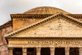 Pantheon - former roman church in Rome, Italy