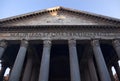 Pantheon Front Columns Agrippa Rome Italy