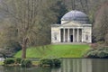 The Pantheon and Lake, Stourhead, Stourton, Wiltshire, England.