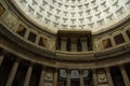 Pantheon like interior of Roman Catholic Basilica church in Naples, Italy Royalty Free Stock Photo