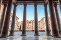 Pantheon in the morning, Rome, Italy, Europe.