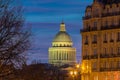 The Pantheon at night, Paris, France. Royalty Free Stock Photo