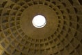 Pantheon Oculus Royalty Free Stock Photo