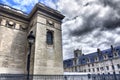 Pantheon in Paris, HDR Royalty Free Stock Photo