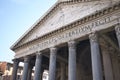 Pantheon portico view