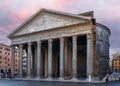 Pantheon of Rome or Pantheon of Agruippa, ancient roman temple Royalty Free Stock Photo