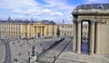 The Pantheon and the Sorbonne Royalty Free Stock Photo