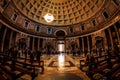 Pantheon in Rome , Roma Italy Royalty Free Stock Photo