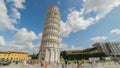 Time laps of the leaning tower