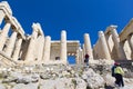 Visiting the Parthenon temple ruins