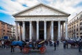 Pantheon at twilight, Rome Royalty Free Stock Photo