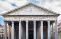 Pantheon at twilight, Rome Royalty Free Stock Photo