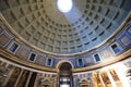 Pantheon was built as a temple to all the gods of ancient Rome, Royalty Free Stock Photo