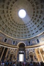 Pantheon was built as a temple to all the gods of ancient Rome, Royalty Free Stock Photo