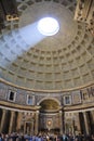 Pantheon was built as a temple to all the gods of ancient Rome, Royalty Free Stock Photo