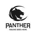 Panther animal head logo design