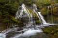 Panther Creek in Gifford Pinchot National Forest Royalty Free Stock Photo