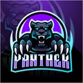 Panther esport mascot logo design