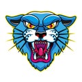 Panther Face.Panther Head Mascot Illustration