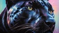 panther illustration highquality image and ai generated Royalty Free Stock Photo