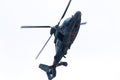 Panther naval helicopter performing stunt
