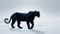 black panther walking style Royalty Free Stock Photo