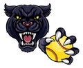 Panther Softball Animal Sports Team Mascot