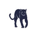 Panther vector illustration design. Panther logo design Template Royalty Free Stock Photo