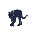 Panther vector illustration design. Panther logo design Template Royalty Free Stock Photo