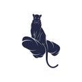 Panther vector illustration design. Panther logo design Template Royalty Free Stock Photo
