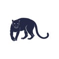 Panther vector illustration design. Panther logo design Template Royalty Free Stock Photo